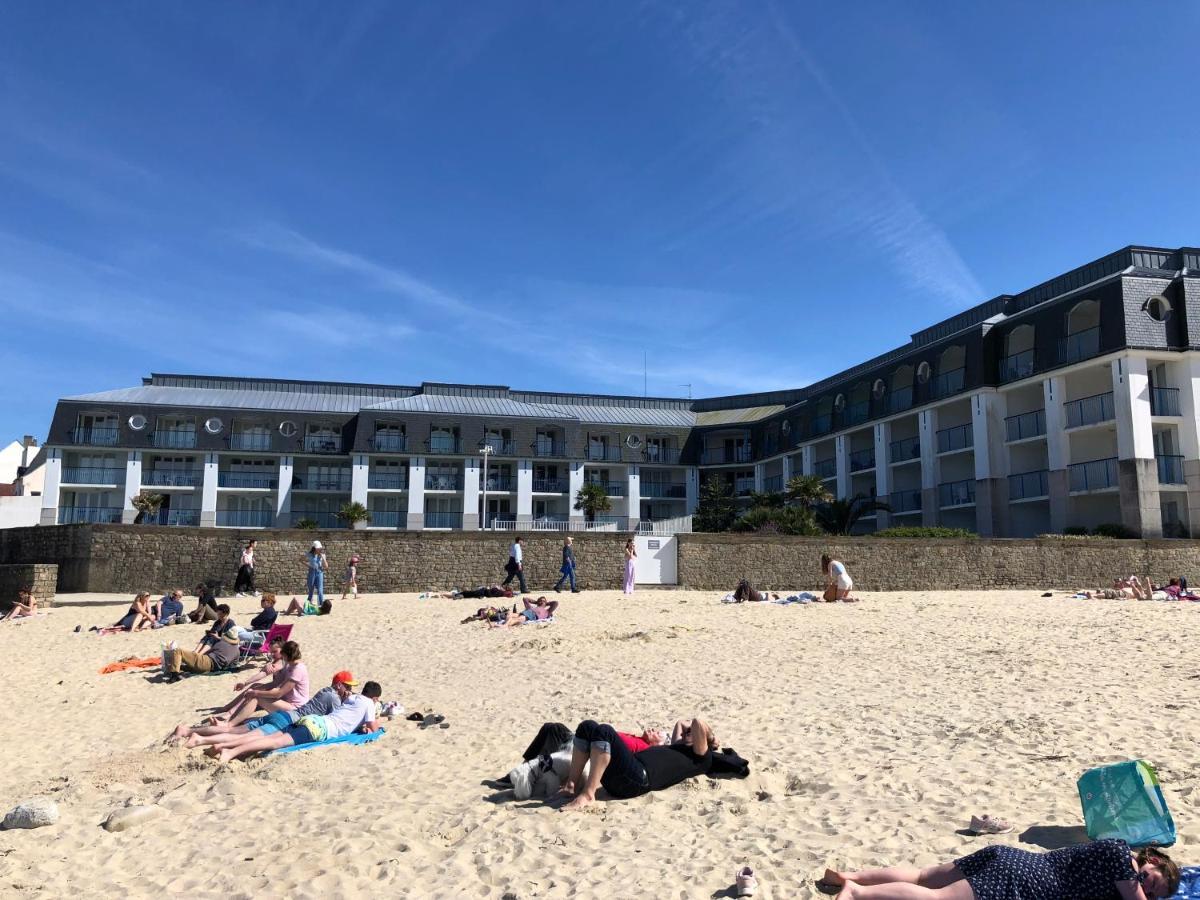 Très bel appartement vue mer avec piscine Douarnenez Esterno foto