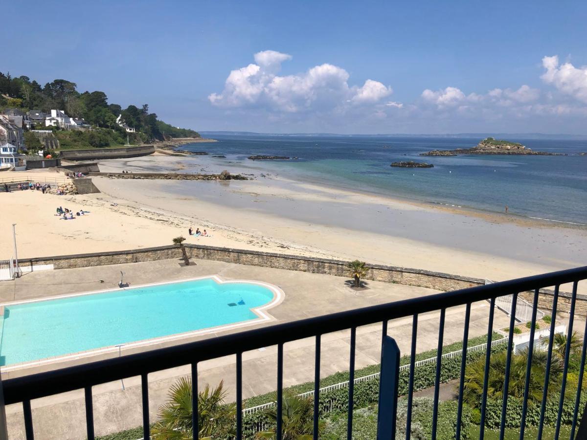 Très bel appartement vue mer avec piscine Douarnenez Esterno foto