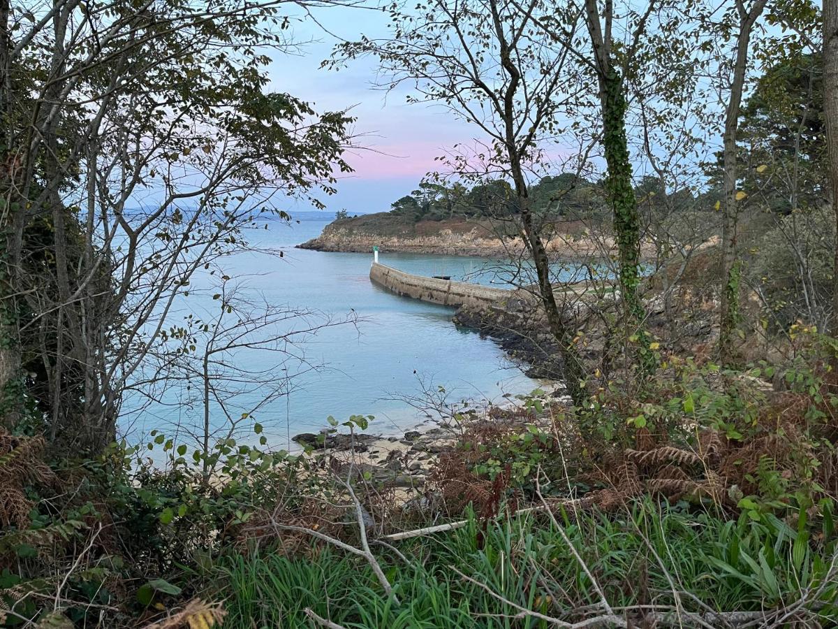 Très bel appartement vue mer avec piscine Douarnenez Esterno foto